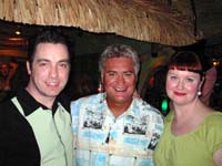 Swanky and Kiliki with Dave Levy, part owner of the Mai Kai