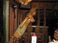 Side view of figurehead